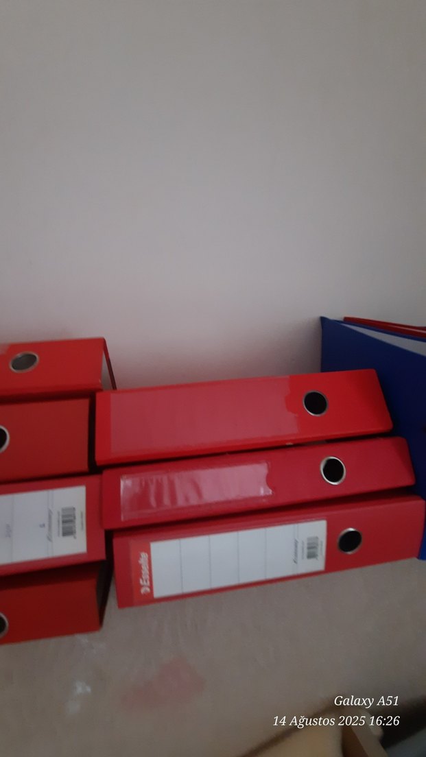 Kırmızı ve Mavi Dosya Seti - Görsel 5