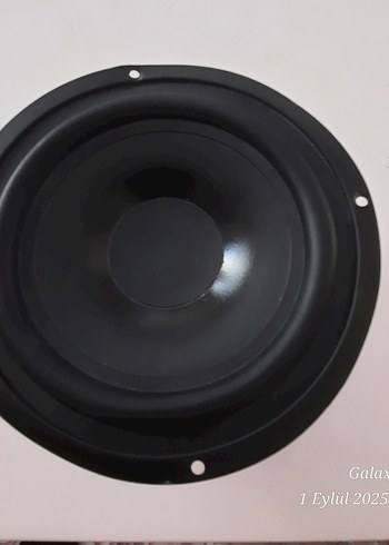Siyah Yuvarlak Hoparlör - Görsel 2
