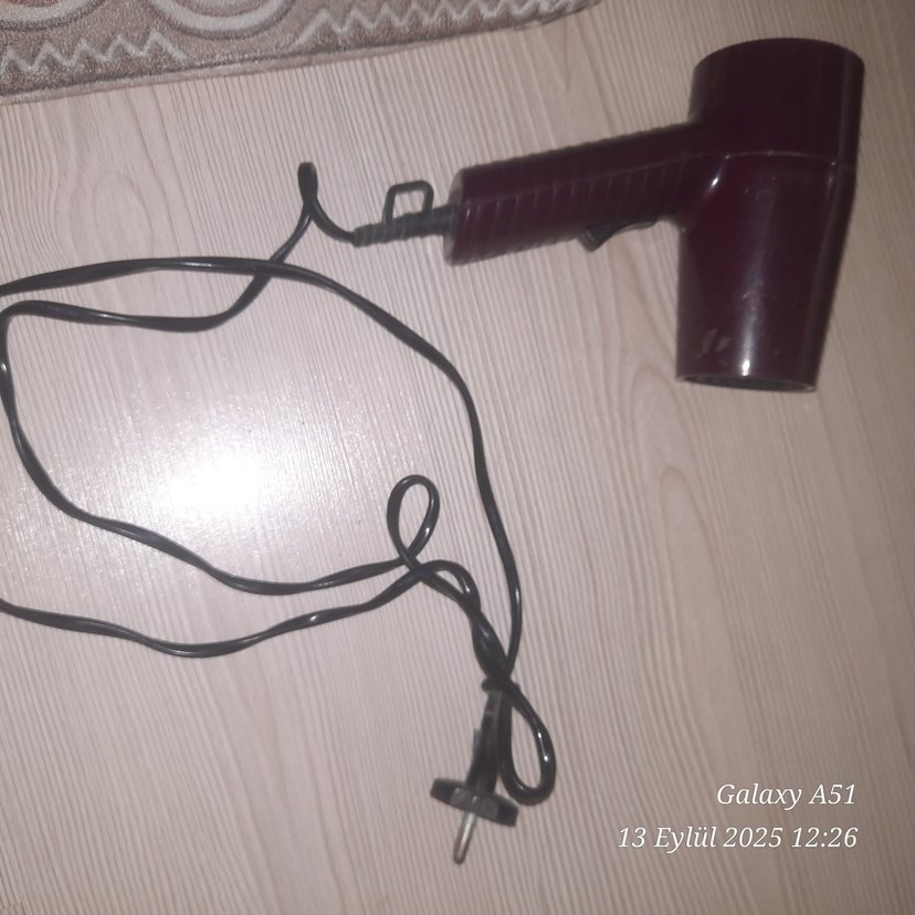 Bordo Grup Saç Kurutma Makinesi 1300W - Görsel 4