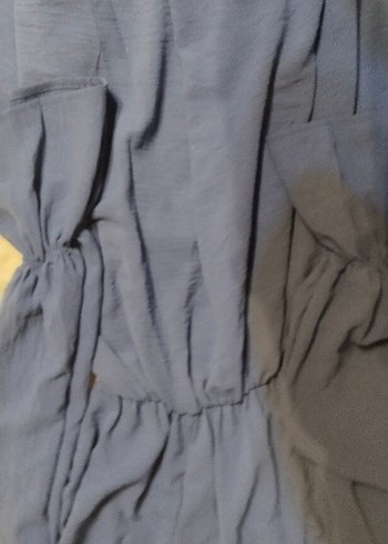 Mavi uzun tunik - Görsel 4