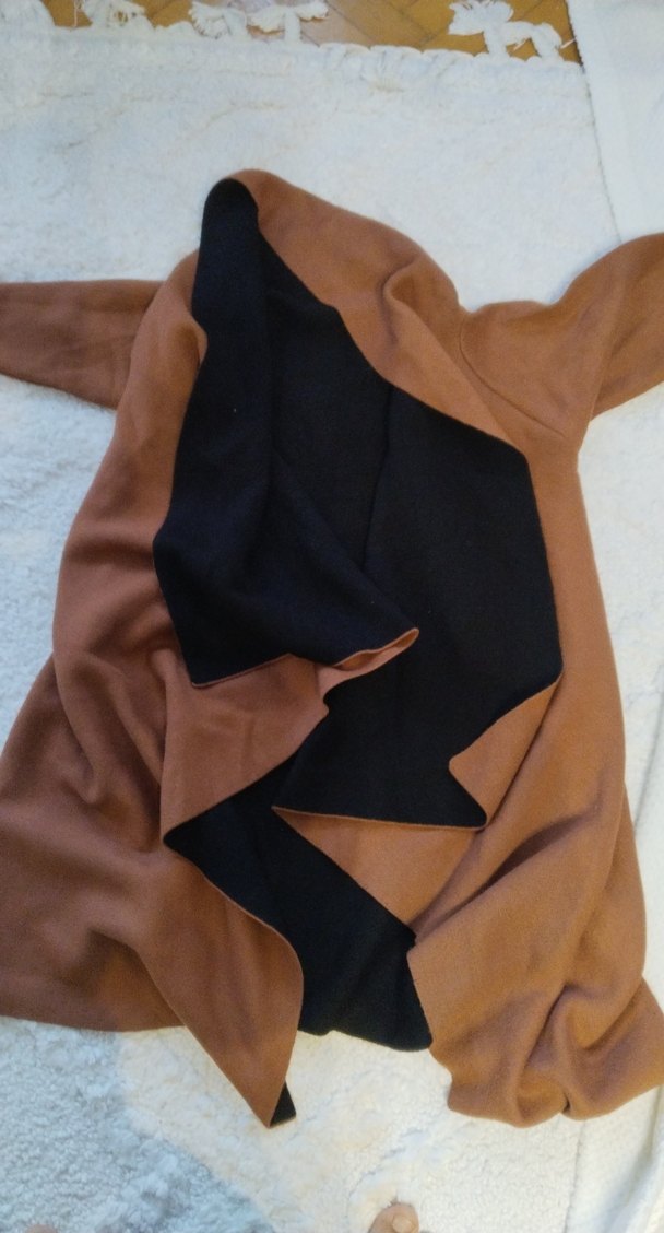 Taba Uzun Keten Kadın Kaban - Görsel 2