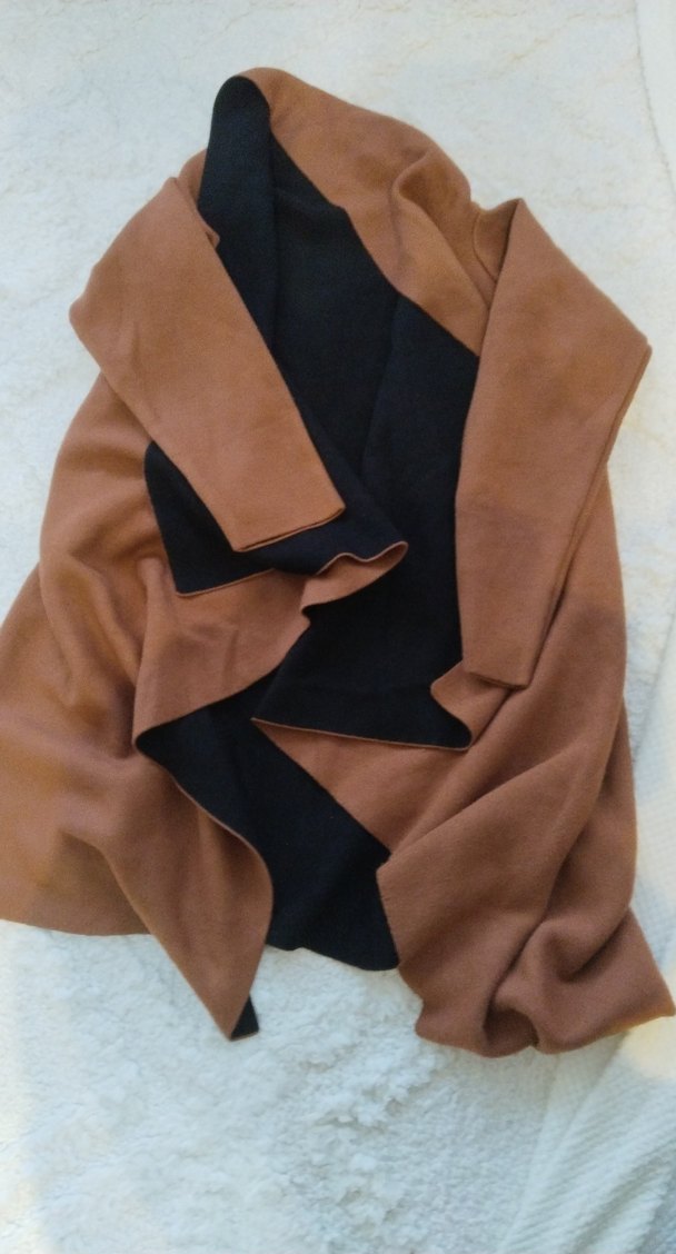 Taba Uzun Keten Kadın Kaban - Görsel 4