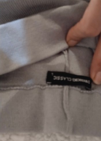 Gri Triko pantolon - Görsel 2