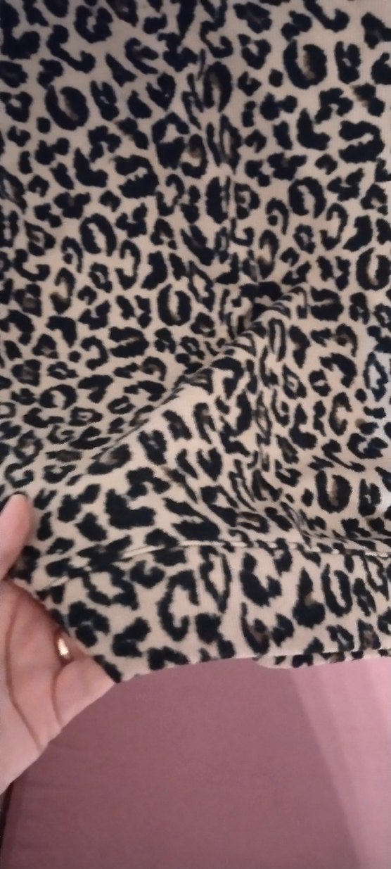 Leopar Desenli Kadın Hamile Bluzu - Görsel 4