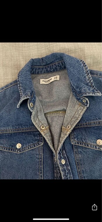 xs Beden Pull&Bear kot ceket gömlek