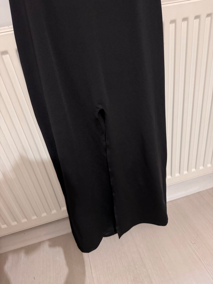 Siyah Uzun Abiye Elbise - Görsel 3