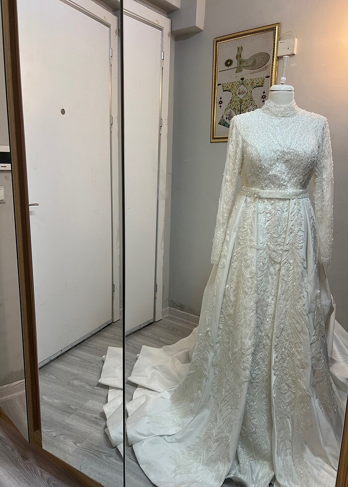 Tesettür gelinlik - Görsel 3