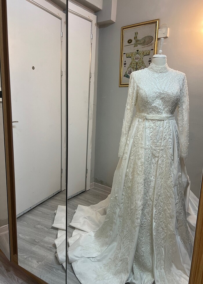 Tesettür gelinlik - Görsel 4