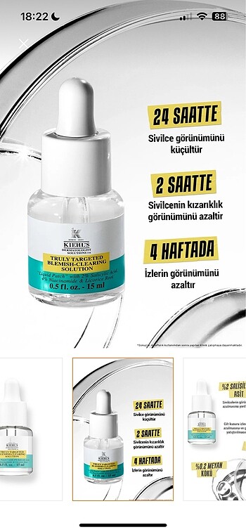 Kiehl's KIEHL?S SİVİLCE KARŞITI SERUM