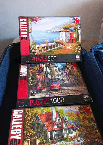Gallery Art 500 ve 1000 Parça Puzzle Seti