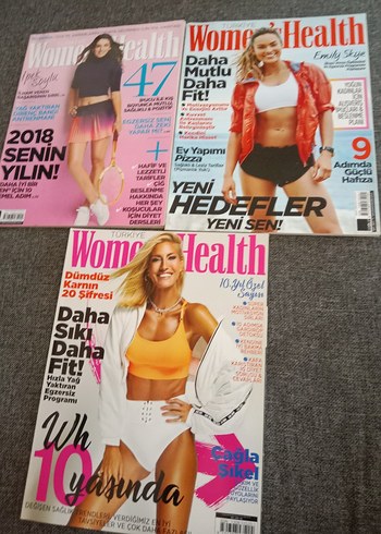Diğer Womenheart 3 Lu Yeni Saglik Ve Fitness Dergileri