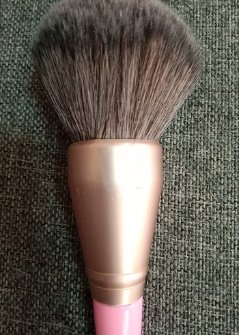 pembe -mavi pudra Makyaj Fırçası - Görsel 4