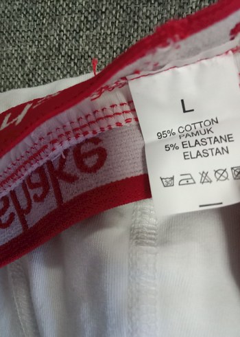 Standart Beden Beden Beyaz Baskılı Erkek Çocuk l beden Boxer