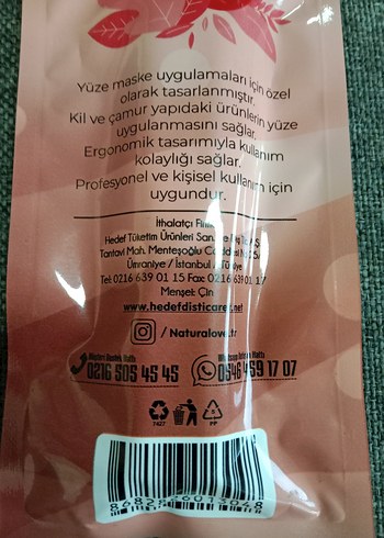 2 li Pastel Yeşil yüz maskesi fırçası - Görsel 2