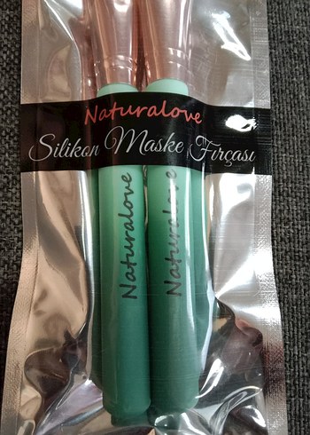2 li Pastel Yeşil yüz maskesi fırçası - Görsel 5