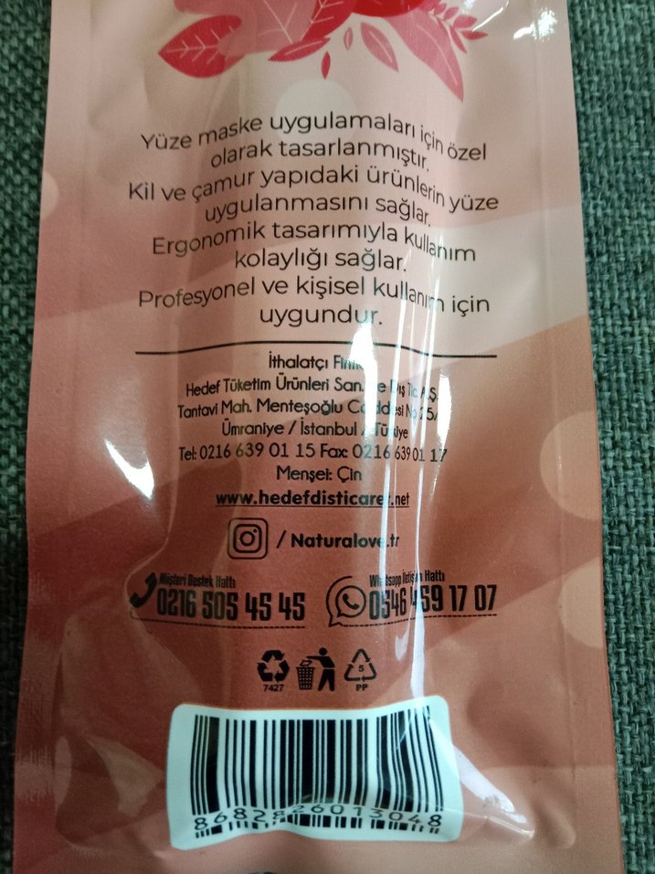 2 li Pastel Yeşil yüz maskesi fırçası - Görsel 2