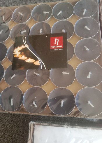 Beden Kırmızı ve Koyu Renkli Tealight 125 li Mum Seti