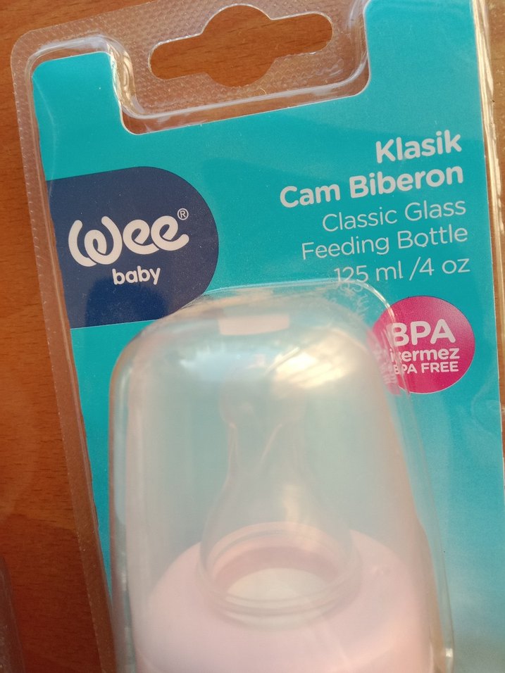 Wee Baby Mavi Cam Biberon 250 ml ve 125 ml - Görsel 2
