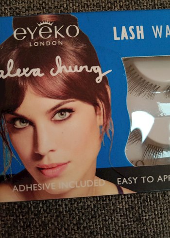 Bej Parlak Takma Kirpikler - Görsel 2