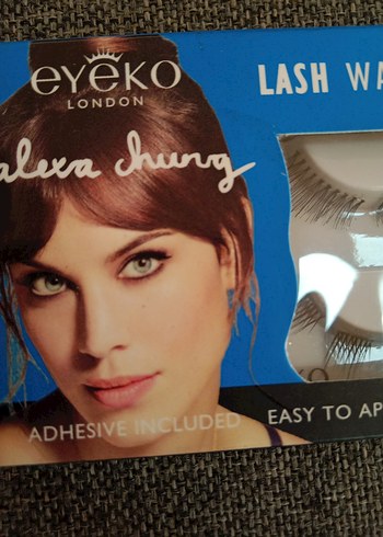 Bej Parlak Takma Kirpikler - Görsel 6