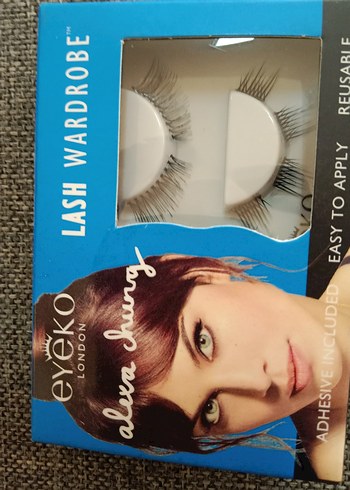 Bej Parlak Takma Kirpikler - Görsel 5