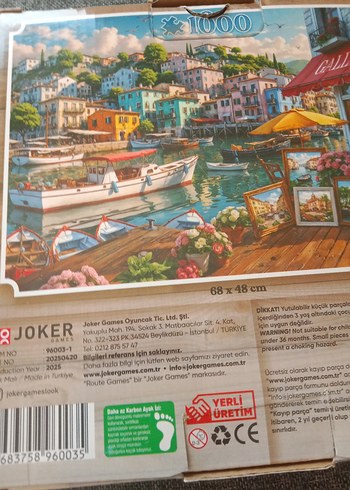 1000Parça Sanat Limanı Puzzle - Görsel 7