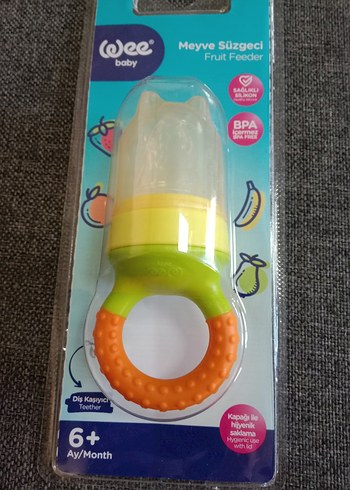 6+ Ay Meyve Süzgeci Bebek Emziği