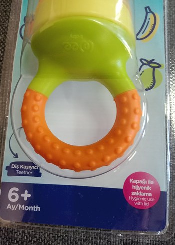  Beden 6+ Ay Meyve Süzgeci Bebek Emziği