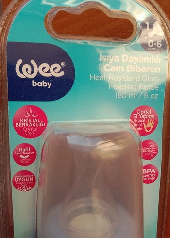 Mavi pembe Pastel cam Bebek Biberonları 2'li Set - Görsel 4