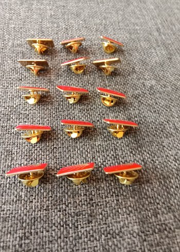 Parlak Kırmızı 15 li yeni CHP Rozetleri - Görsel 3