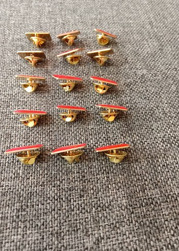 Parlak Kırmızı 15 li yeni CHP Rozetleri - Görsel 6