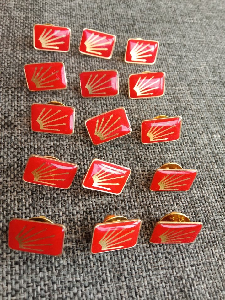 Parlak Kırmızı 15 li yeni CHP Rozetleri - Görsel 5