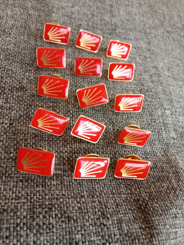 Parlak Kırmızı 15 li yeni CHP Rozetleri - Görsel 4