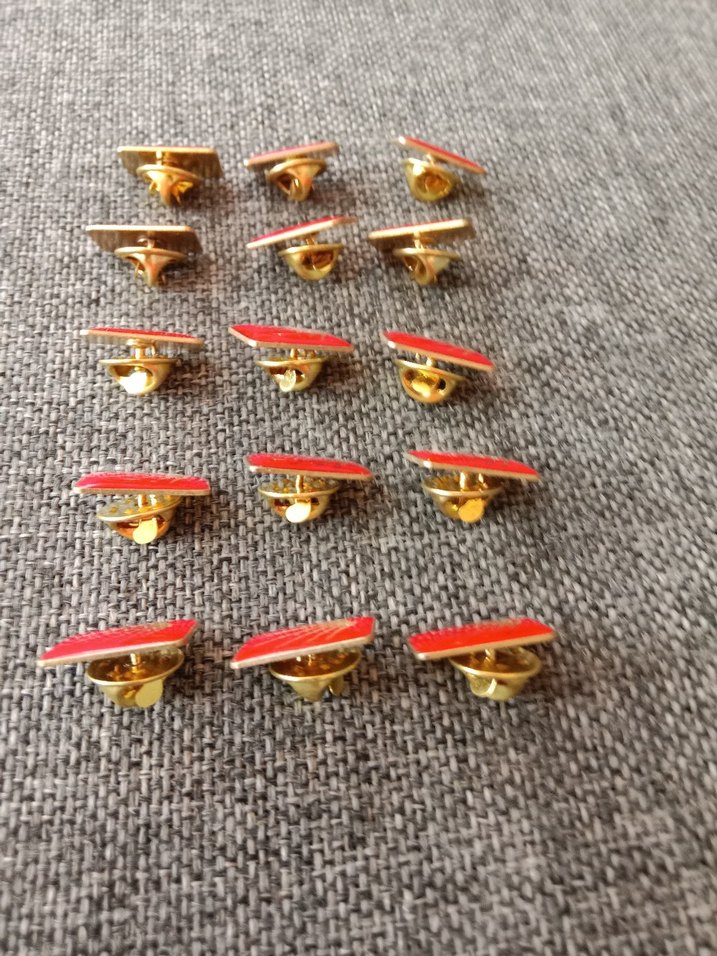 Parlak Kırmızı 15 li yeni CHP Rozetleri - Görsel 3