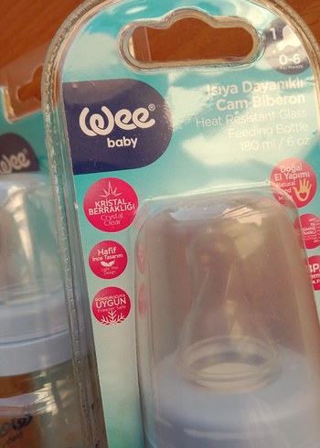 2 li Mavi Pastel cam Bebek Biberonu 250 ml - Görsel 5