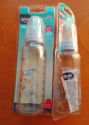 2 li Mavi Pastel cam Bebek Biberonu 250 ml - Görsel 4