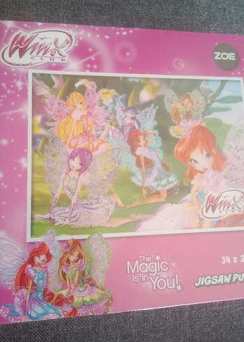 Beden Winx Club 34x24 cm Çocuk Puzzle