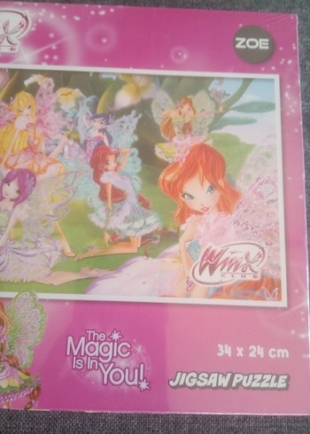 Beden Renk Winx Club 34x24 cm Çocuk Puzzle