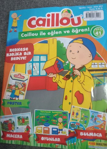 Caillou ile Eğlen ve Öğren Çocuk Kitabı