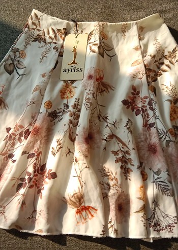 empirme baskı 8 parça desenli şık 38 bd.çan etek - Görsel 8