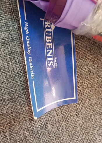 yeni Mor Püsküllü Pastel çocuk Şemsiye - Görsel 5