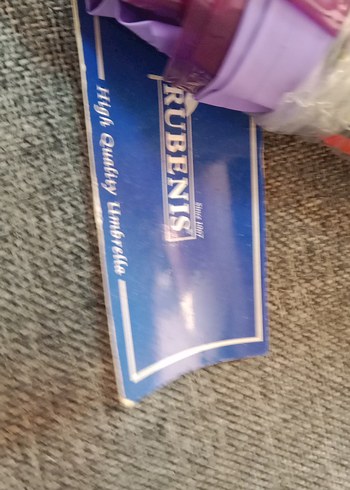 yeni Mor Püsküllü Pastel çocuk Şemsiye - Görsel 6