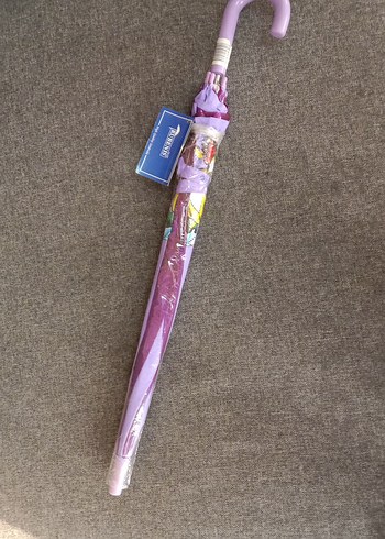 yeni Mor Püsküllü Pastel çocuk Şemsiye