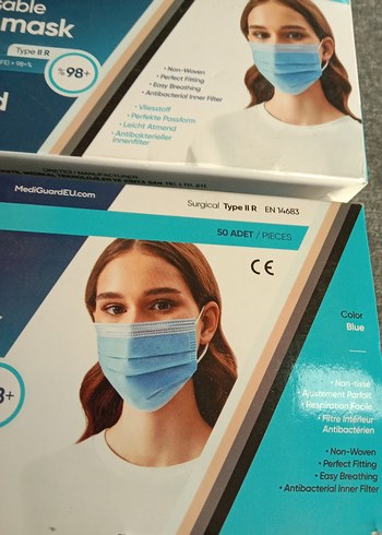 MediGuard Tek Kullanımlık Yüz Maskesi 50'li 5 PK. - Görsel 4