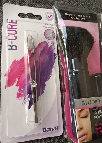 STUDIO BASICS Retraktör Pudra Fırçası ve cımbız - Görsel 2