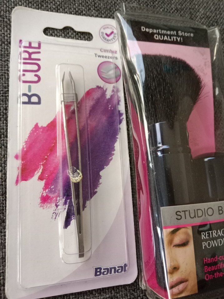 STUDIO BASICS Retraktör Pudra Fırçası ve cımbız - Görsel 2