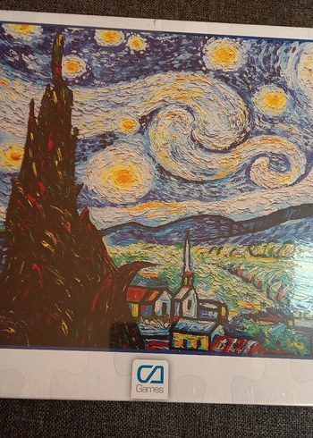 Beden Renk 1000 li Renkli Yıldızlı Gece Puzzle