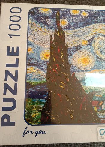 1000 li Renkli Yıldızlı Gece Puzzle