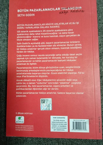 Beden Bütün Pazarlamacılar Hikâye Anlatır - Seth Godin