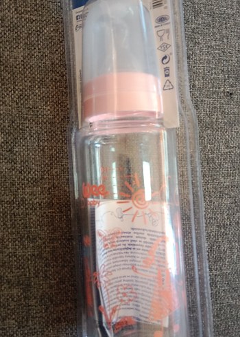 Wee baby pembe ısıya dayanıklı cam biberon - Görsel 4